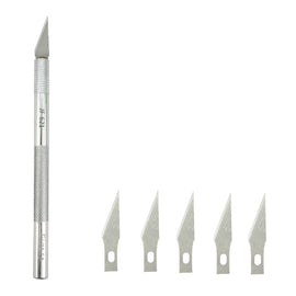 JIAFA JF-621 Metal Carving Knife Professional Mobile Phone Repair Tool with 6 Blades, JF-621