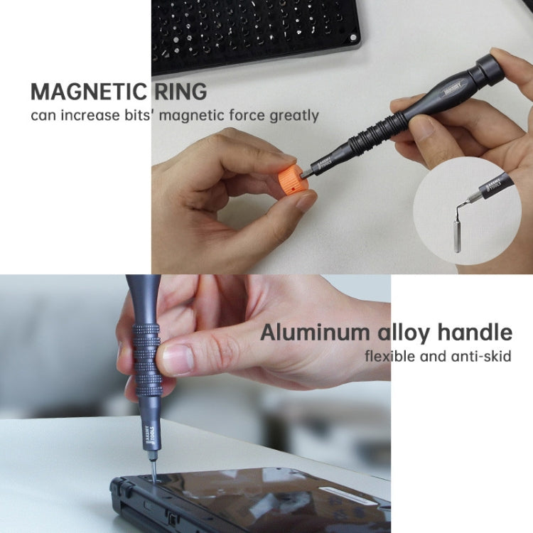 JAKEMY JM-8177 106 in 1 Screwdriver Bit Head Extension Rod Multi-functional Combination Repair Tool Set