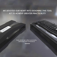 Load image into Gallery viewer, JAKEMY JM-8177 106 in 1 Screwdriver Bit Head Extension Rod Multi-functional Combination Repair Tool Set