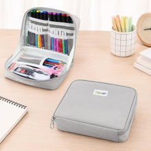 Load image into Gallery viewer, FunAdd Large-capacity Pencil Case Storage Organizer Canvas Cosmetic Bag, Size: 230 x 170 x 75mm, 230 x 170 x 75mm