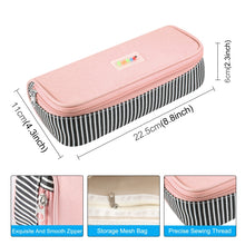 Load image into Gallery viewer, HAWEEL Pencil Case Cosmetic Storage Organizer Canvas Glasses Bag, Size: 230 x 110 x 70mm, 230 x 110 x 70mm
