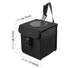 Load image into Gallery viewer, FUNADD Portable Folding Car Back Seat Hook Garbage Can Car Storage Box, Car Garbage Can