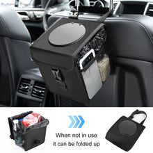 Load image into Gallery viewer, FUNADD Portable Folding Car Back Seat Hook Garbage Can Car Storage Box, Car Garbage Can