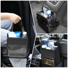 Load image into Gallery viewer, FUNADD Portable Folding Car Back Seat Hook Storage Box, Car Storage Box