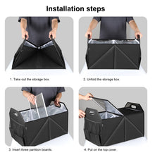 Load image into Gallery viewer, FunAdd Foldable Storage Fresh Box Vehicle Trunk Organizer Bag, 55x36x36.5cm