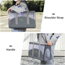Load image into Gallery viewer, FUNADD Portable Breathable Pet Bag Outdoor Shoulder Tote Bag, Breathable Pet Bag