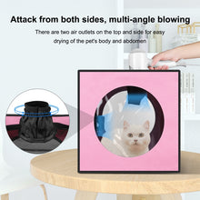 Load image into Gallery viewer, FUNADD Pet Bath Drying Box Portable Folding Dryer Cage, Suitable for Pets up to 5kg, Folding Dryer Cage