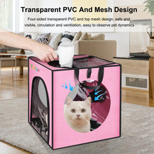 Load image into Gallery viewer, FUNADD Pet Bath Drying Box Portable Folding Dryer Cage, Suitable for Pets up to 5kg, Folding Dryer Cage