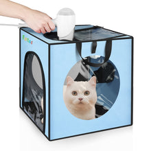 Load image into Gallery viewer, FUNADD Pet Bath Drying Box Portable Folding Dryer Cage, Suitable for Pets up to 5kg, Folding Dryer Cage