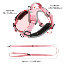 Load image into Gallery viewer, FunAdd Traction Rope Reflective Breathable Nylon Pet Vest Dog Harness, Size: M, Size: M