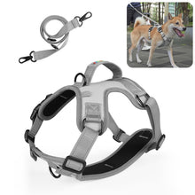 Load image into Gallery viewer, FunAdd Traction Rope Reflective Breathable Nylon Pet Vest Dog Harness, Size: M, Size: M