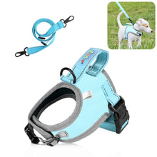 Load image into Gallery viewer, FunAdd Traction Rope Reflective Breathable Nylon Pet Vest Dog Harness, Size: S, Size: S
