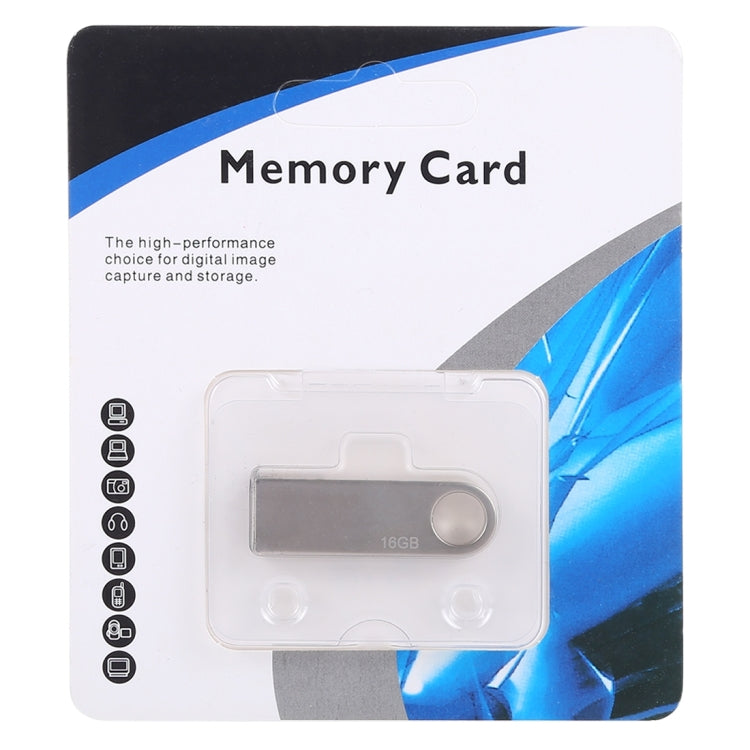 16GB Metal USB 2.0 Flash Disk, 16GB