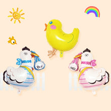 Load image into Gallery viewer, Cartoon Chicken Pattern Easter Holiday Party Animal Ornament Balloons, Random Color Delivery, Cartoon Chicken Pattern Balloons