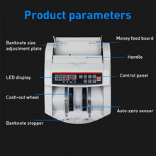Load image into Gallery viewer, 2108UV/IR Portable Multi-Currency Currency Counter, Specification: AU Plug, 220V AU Plug