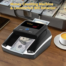 Load image into Gallery viewer, AL-130 Small Portable Money Detector for USD Euro, Specifications:US Plug, US Plug
