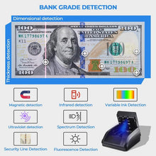 Load image into Gallery viewer, AL-130 Small Portable Money Detector for USD Euro, Specifications:EU Plug, EU Plug