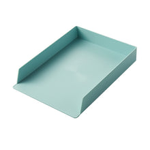 Load image into Gallery viewer, Desktop Removable A4 Assembled File Storage Box, 0115-1 (Blue Green), 0115-1 (Grey White)