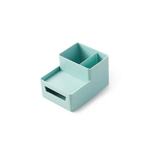 Load image into Gallery viewer, Desk-top Removable Pen Holder Stationery Box Assembly File Storage Box, 0115-2 (Blue Green), 0115-2 (Grey White)