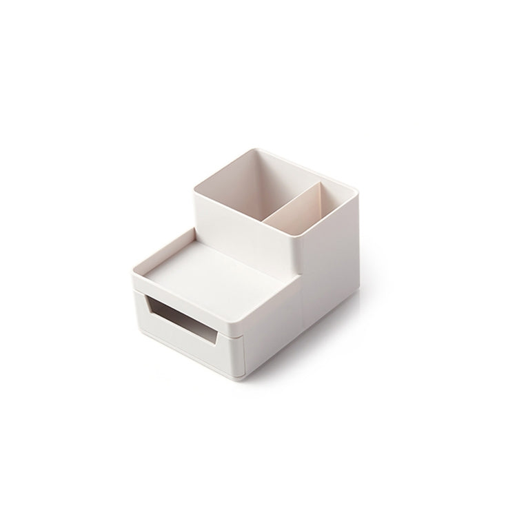 Desk-top Removable Pen Holder Stationery Box Assembly File Storage Box, 0115-2 (Grey White)