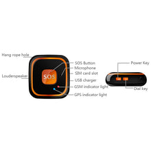 Load image into Gallery viewer, V28 Necklace Style GSM Mini LBS WiFi AGPS Tracker SOS Communicator, V28