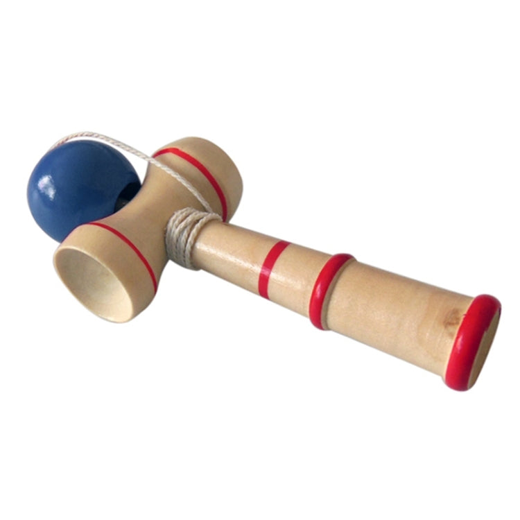 Classic Wooden Skill Toy Kendama with Extra String, Size: 13.5 x 5.5cm