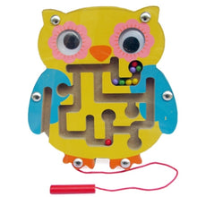 Load image into Gallery viewer, Children Puzzle Toy Wooden Magnetic Small Size Animal Maze