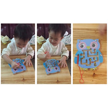 Load image into Gallery viewer, Children Puzzle Toy Wooden Magnetic Small Size Animal Maze