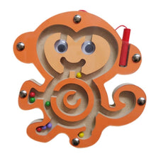 Load image into Gallery viewer, Children Puzzle Toy Wooden Magnetic Small Size Animal Maze