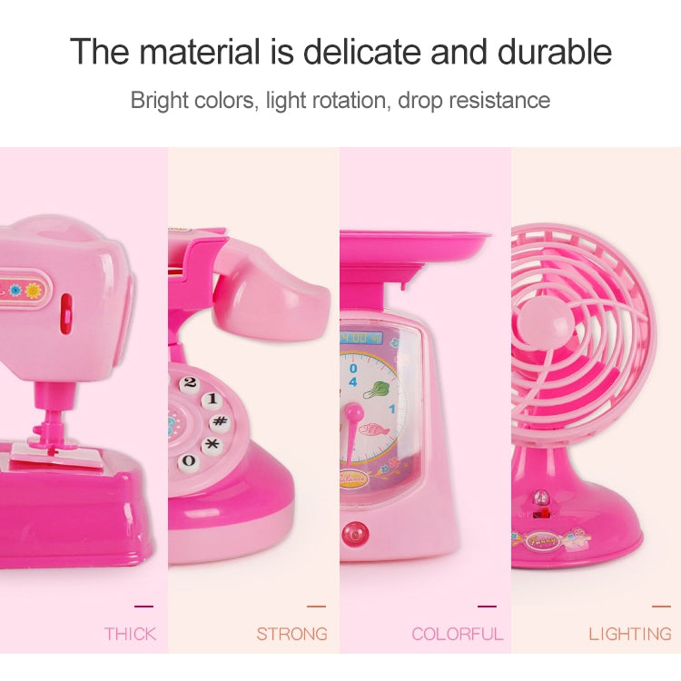 Mini Sewing Machine Pretend Play Children Simulation Appliances Toys