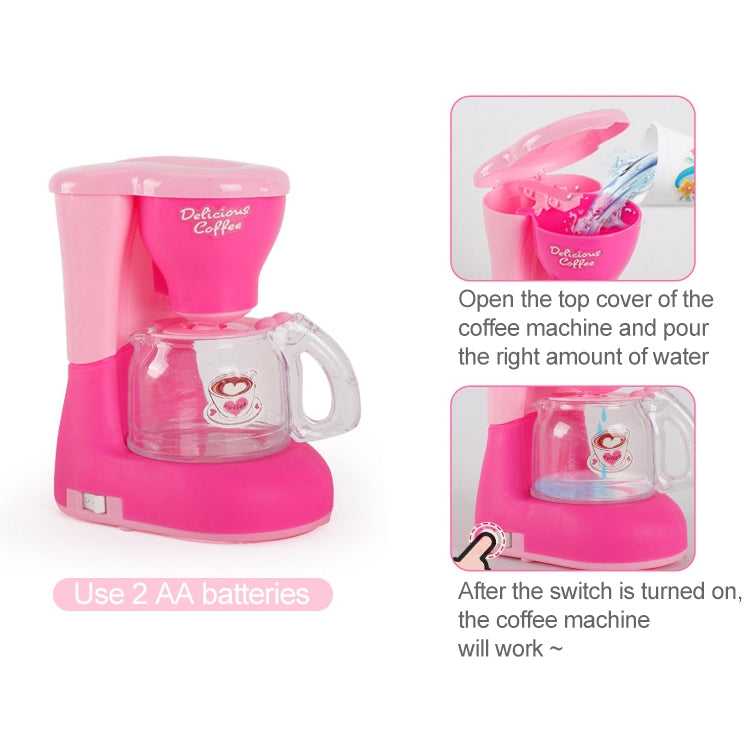 Mini Coffee Machine Pretend Play Children Simulation Appliances Toys