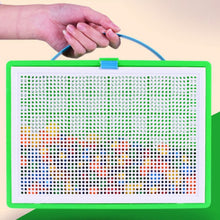 Load image into Gallery viewer, 296 in 1 / Set Early Childhood Educational Creative DIY Desktop Mushroom Nail Puzzle Game Toy