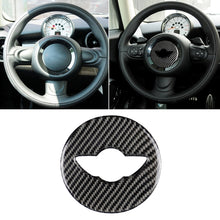 Load image into Gallery viewer, Car Steering Wheel Logo R Chassis Carbon Fiber Decorative Sticker for BMW MINI R55 / R56 / Countryman R60 / Paceman R61, For BMW MINI R55