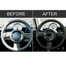 Load image into Gallery viewer, Car Steering Wheel Logo R Chassis Carbon Fiber Decorative Sticker for BMW MINI R55 / R56 / Countryman R60 / Paceman R61, For BMW MINI R55