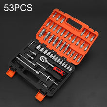 Load image into Gallery viewer, 53 In 1 Multi-function Car Repair Combination Toolbox Ratchet Wrench Set, 53 In 1