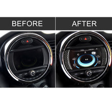 Load image into Gallery viewer, 2 PCS Car F Chassis Navigation Panel Carbon Fiber Decorative Sticker for BMW Mini Cooper Countryman Clubman F54 / F55 / F56 / F60, For BMW Mini F55