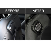 Load image into Gallery viewer, Car Seat Back Handle Carbon Fiber Decorative Sticker for BMW Mini Cooper F55 / F56, For BMW Mini Cooper JCW One F56