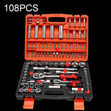 Load image into Gallery viewer, 108 In 1 Multi-function Car Repair Combination Toolbox Ratchet Wrench Set, 108 In 1