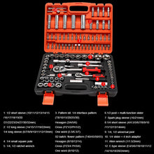 Load image into Gallery viewer, 108 In 1 Multi-function Car Repair Combination Toolbox Ratchet Wrench Set, 108 In 1