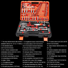 Load image into Gallery viewer, 150 In 1 Multi-function Car Repair Combination Toolbox Ratchet Wrench Set, 150 In 1