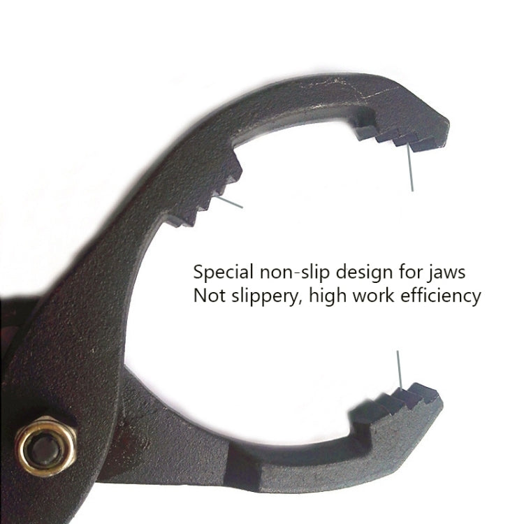 12 Inch Car Repairing Oil Filter Wrench Plier Disassembly Dedicated Clamp Filter Grease Wrench Special Tools, 12 Inch