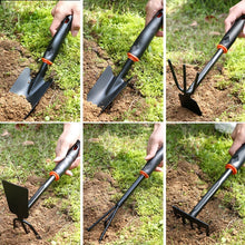 Load image into Gallery viewer, Gardening Tool Round Shaped Weed Puller with Black Rubber Handle, Round Shaped Weed Puller