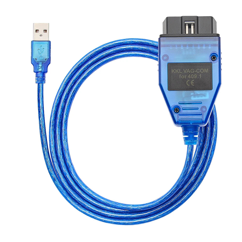 VAG COM KKL 409.1 OBD-II USB Diagnostic scanner cable for VW/ Audi