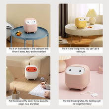 Load image into Gallery viewer, Desktop Trash Can Mini Dual-layer Push Trash Bin