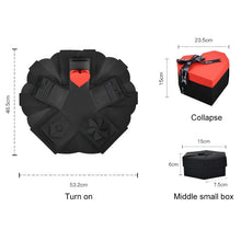 Load image into Gallery viewer, Heart Shape DIY Handmade Photo Album Surprise Explosion Bouncing Gift Box, DIY Album