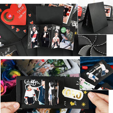 Load image into Gallery viewer, Heart Shape DIY Handmade Photo Album Surprise Explosion Bouncing Gift Box, DIY Album