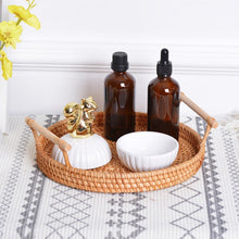 Load image into Gallery viewer, GP23 Braided Sweet Vegetable Fruit Snack Storage Tray Basket, Size: S, Size: S