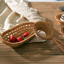 Load image into Gallery viewer, GP36 Rattan Braided Small Towel Holder Basket, Towel Holder Basket
