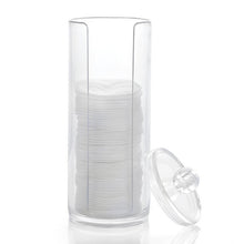 Load image into Gallery viewer, Transparent Heightened Round Plastic Cosmetic Box Cotton Pads Storage Box, Cotton Pads Heightened Box