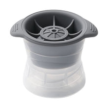 Load image into Gallery viewer, Home Spherical Ice Lattice Whisky Wine Ice Cube Maker Silicone Trays Mold with Cover